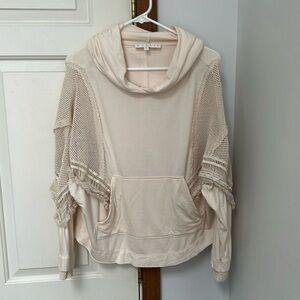 KARLIE oversized boho pullover with hoodie Women’s Small